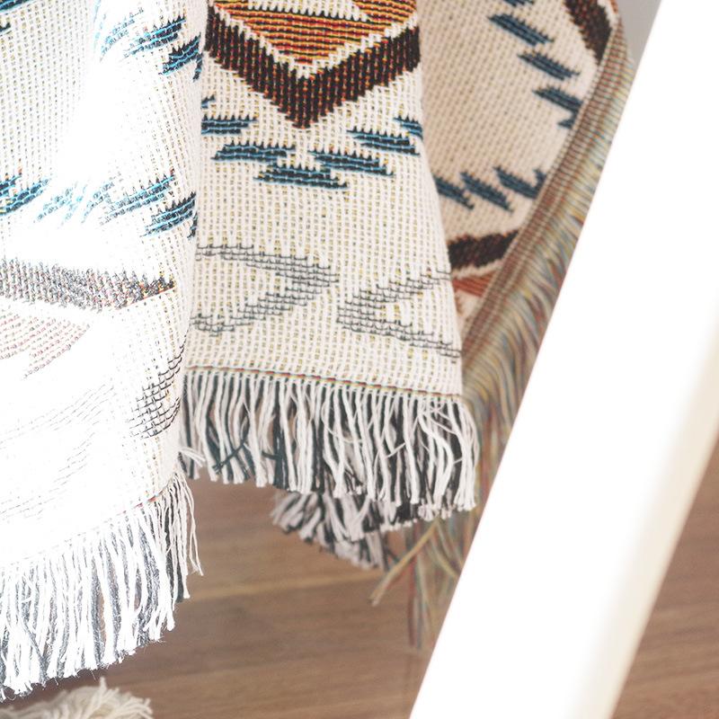 Geometry Pattern Double Side Sofa Blanket--Free Shipping at meselling99
