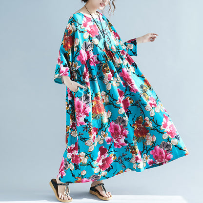 Women Plus Sizes Long Dresses