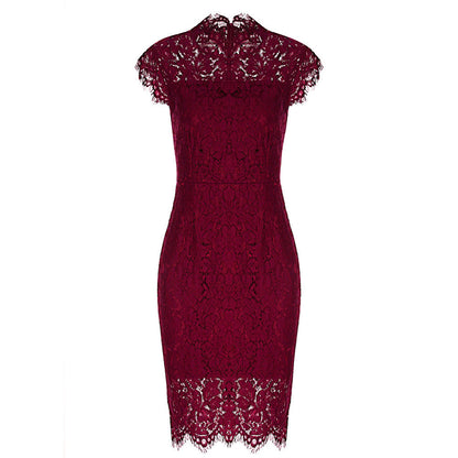 Sexy Lace Sleeveless Bodycon Sheathe Mini Dresses