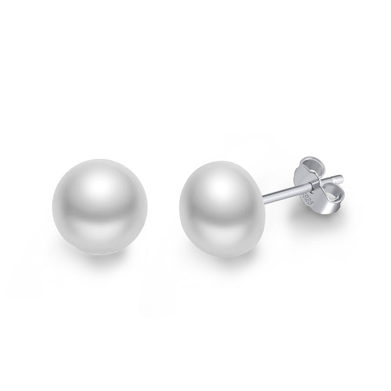 Fresh Water Pearl Sterling Silver Studs for Women