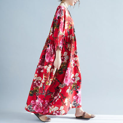 Women Plus Sizes Long Dresses