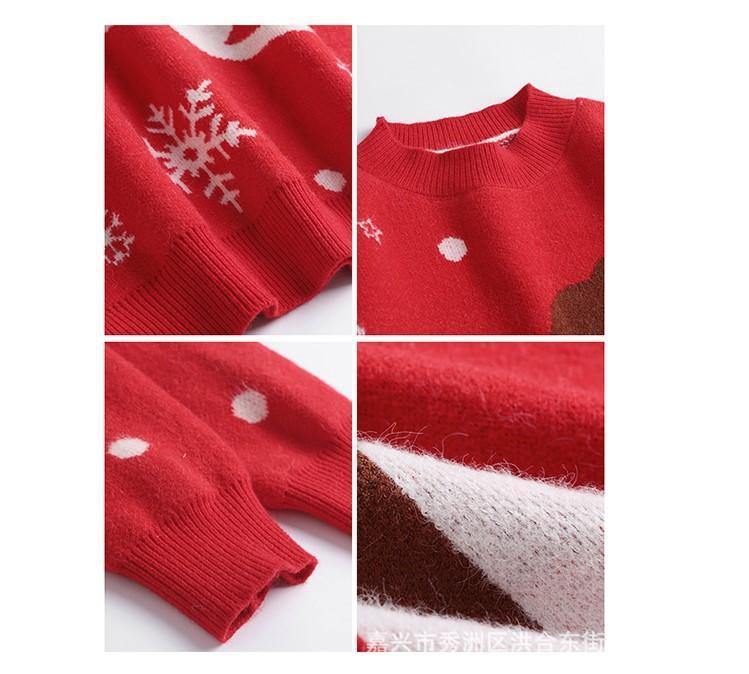 Women Christmas Snow Man Knitting Sweaters-STYLEGOING
