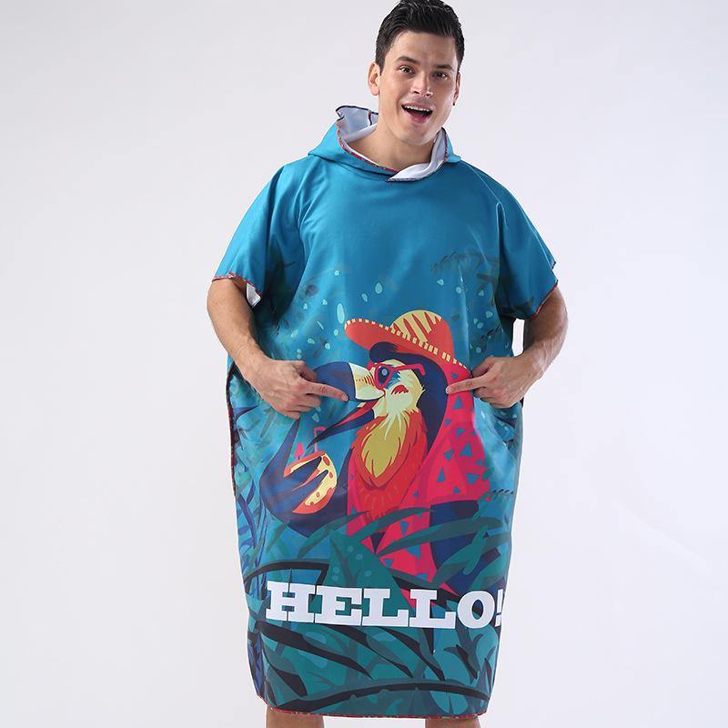 Fashion Fast Drying Cloak Adult Beach Towel-STYLEGOING