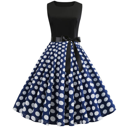 Summer Women Musical Not Sleeveless Dresses-STYLEGOING