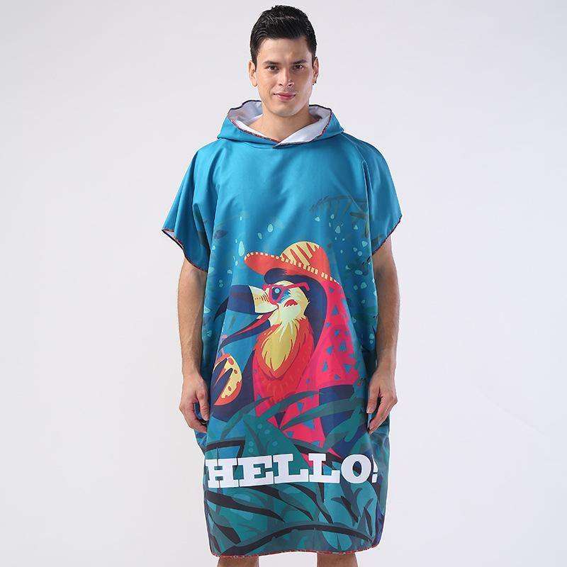 Fashion Fast Drying Cloak Adult Beach Towel-STYLEGOING