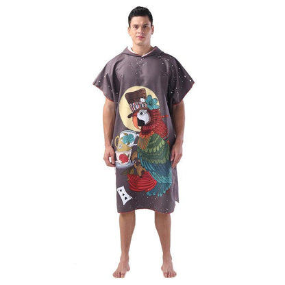 Fashion Fast Drying Cloak Adult Beach Towel-STYLEGOING
