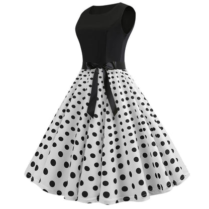 Summer Women Musical Not Sleeveless Dresses-STYLEGOING