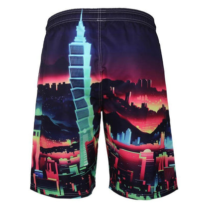 Men's Summer Beach 3D Pint Quick Dry Shorts-STYLEGOING