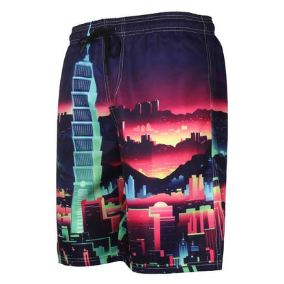 Men's Summer Beach 3D Pint Quick Dry Shorts-STYLEGOING