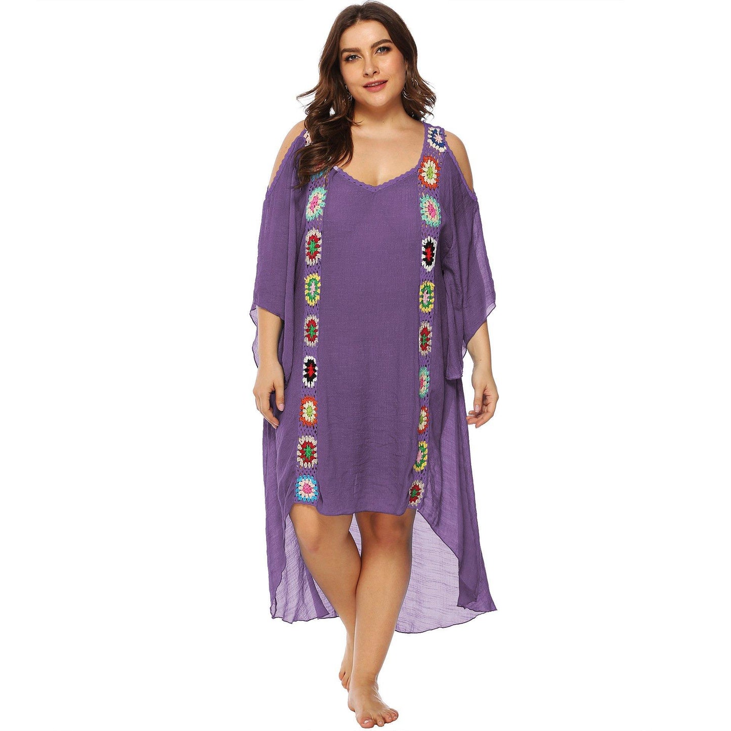 Plus Sizes Beach Bikini Cover Ups-STYLEGOING