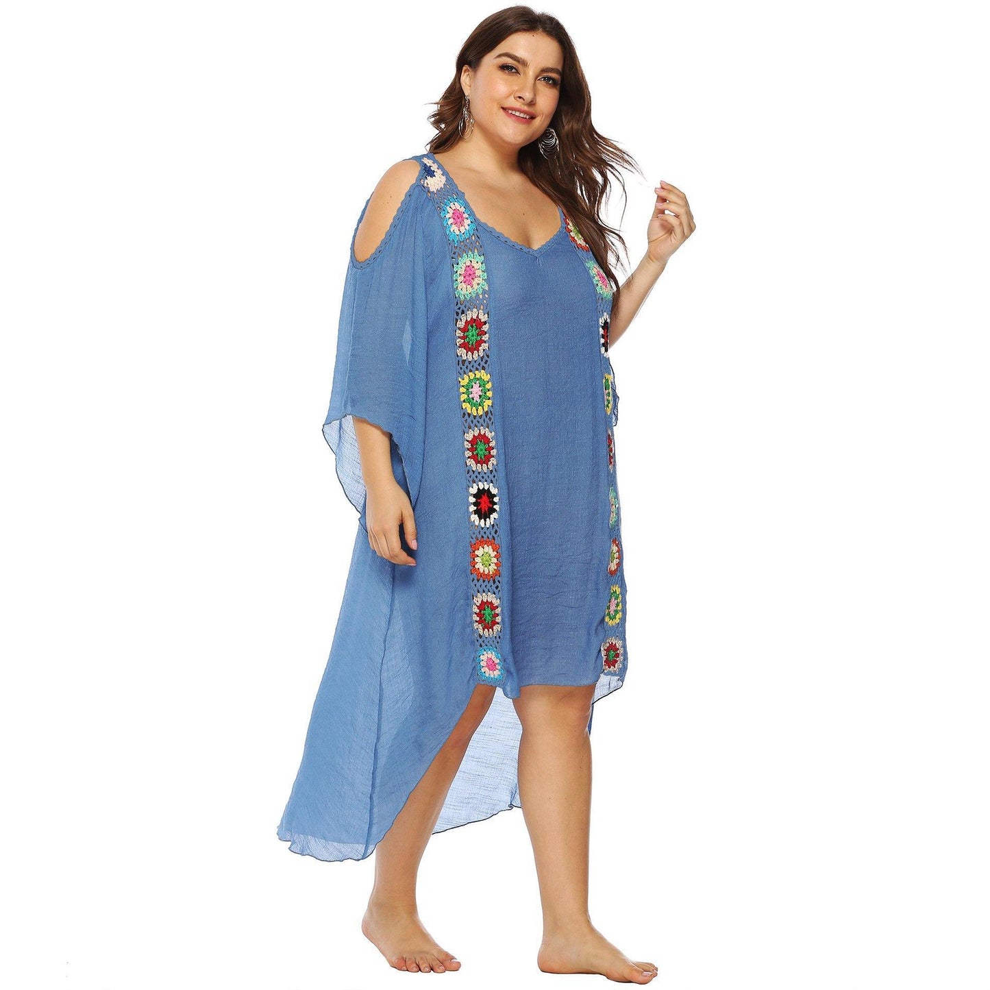 Plus Sizes Beach Bikini Cover Ups-STYLEGOING