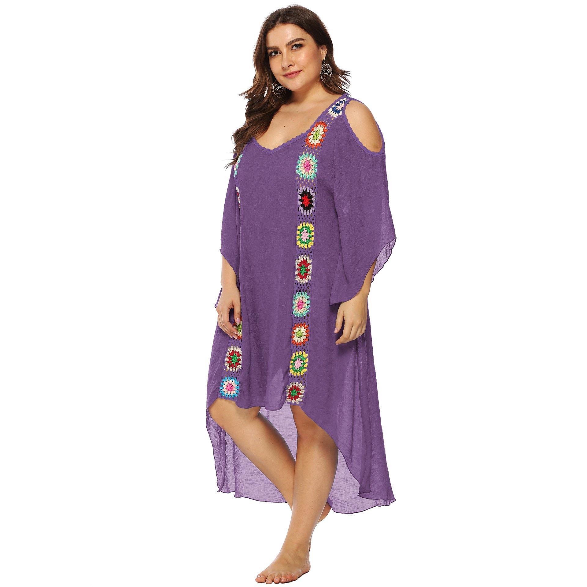 Plus Sizes Beach Bikini Cover Ups-STYLEGOING