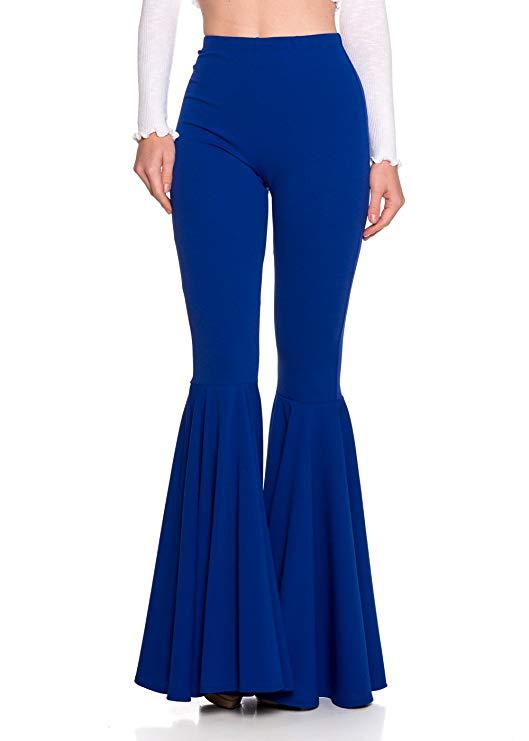 Summer Women High Waist Mermaid Trumpet Pants