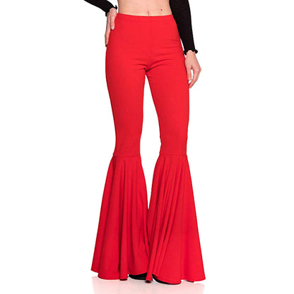 Summer Women High Waist Mermaid Trumpet Pants