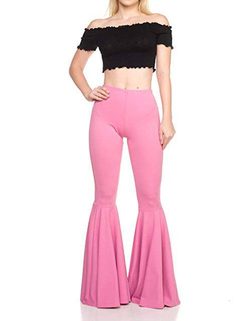 Summer Women High Waist Mermaid Trumpet Pants