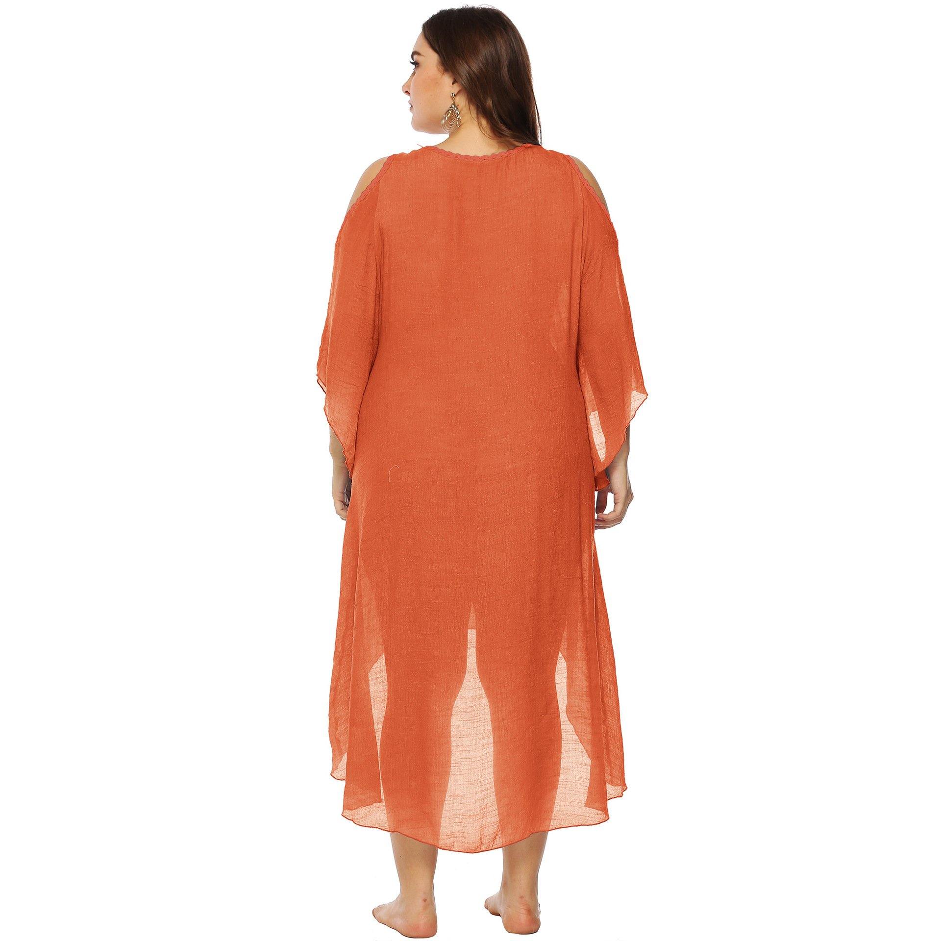 Plus Sizes Beach Bikini Cover Ups-STYLEGOING