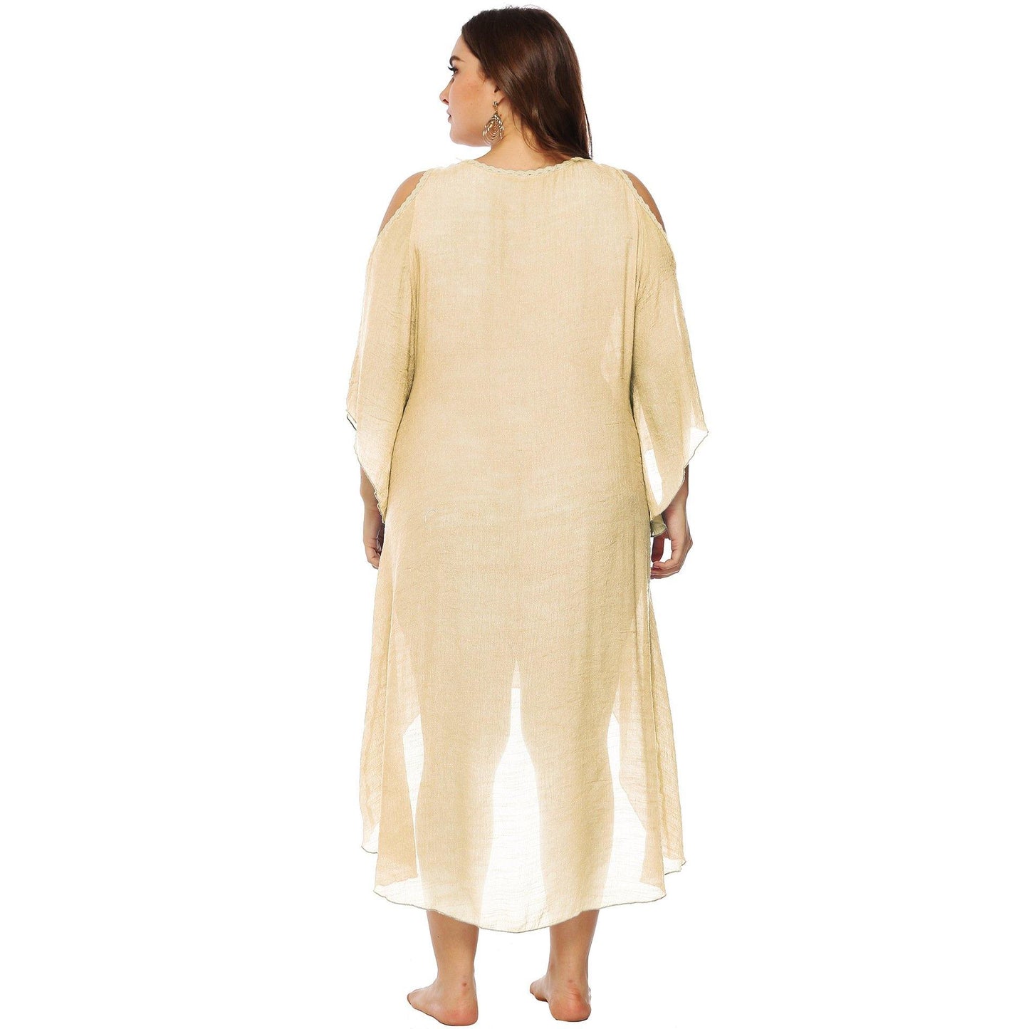 Plus Sizes Beach Bikini Cover Ups-STYLEGOING