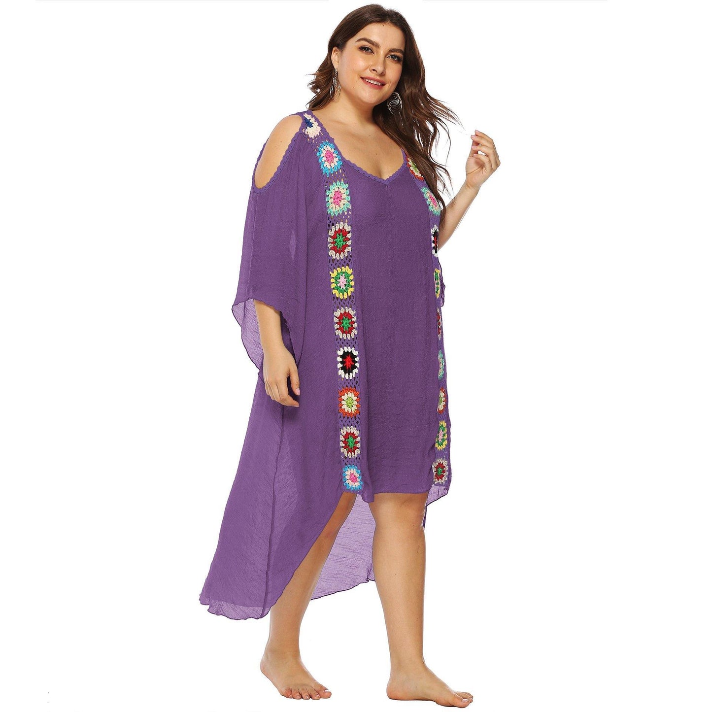 Plus Sizes Beach Bikini Cover Ups-STYLEGOING