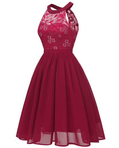 Sexy Summer Chiffon Lace Dresses