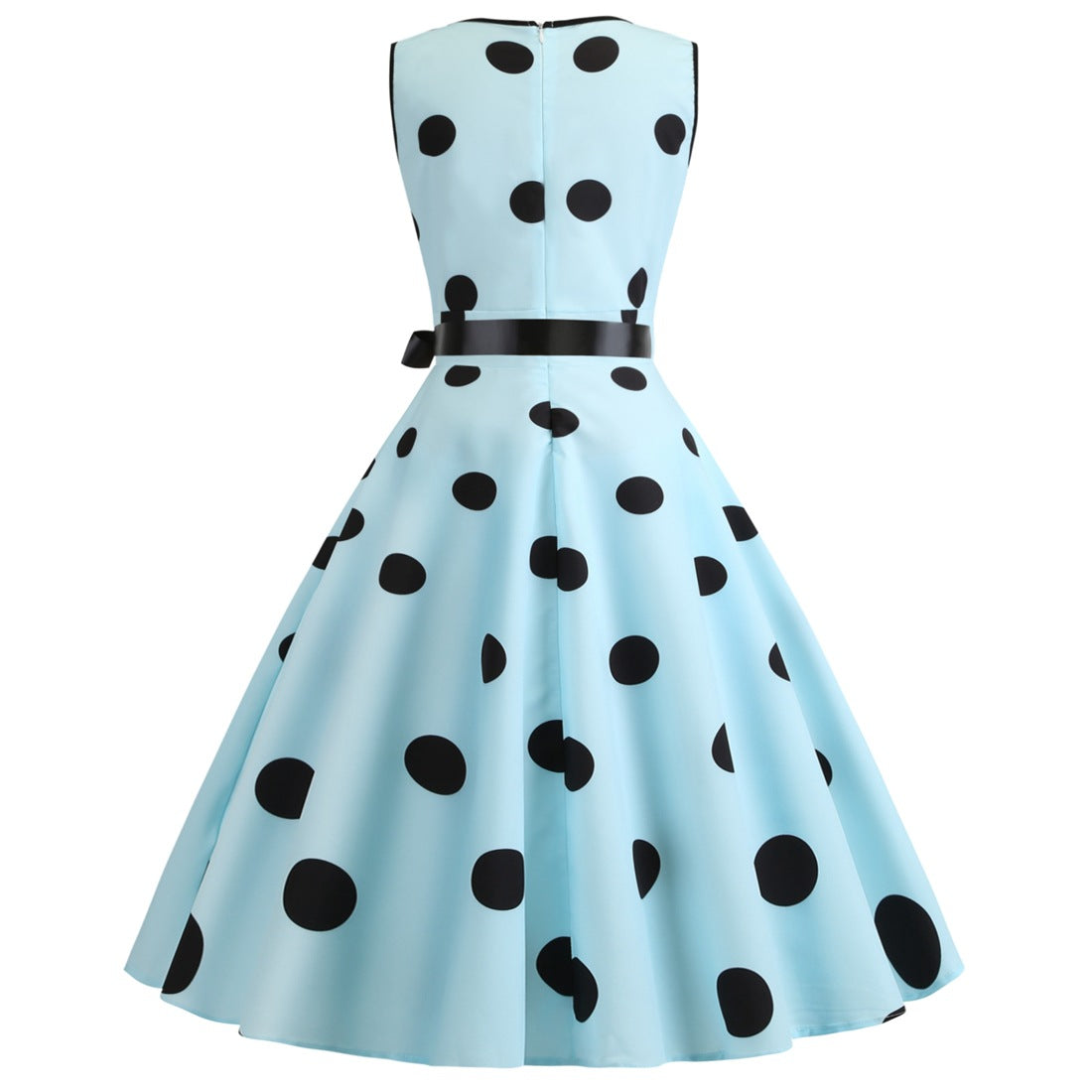 Summer Sleeveless Polka Dot Dresses