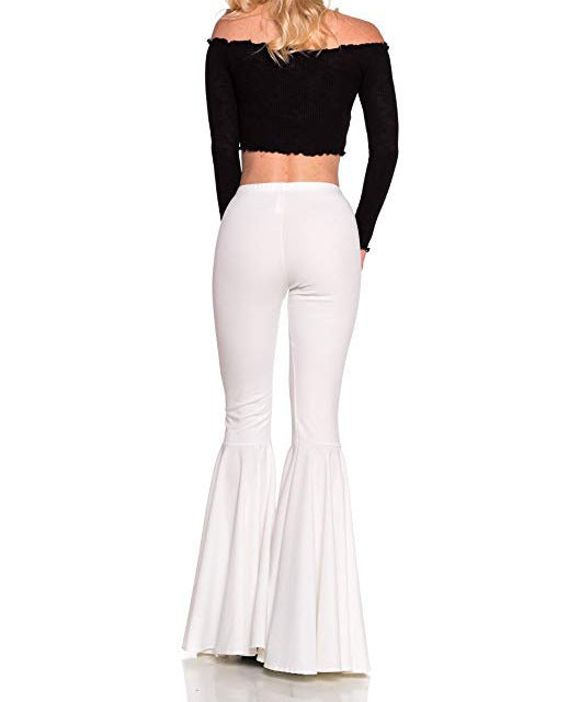 Summer Women High Waist Mermaid Trumpet Pants