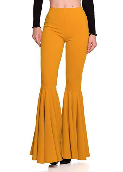 Summer Women High Waist Mermaid Trumpet Pants
