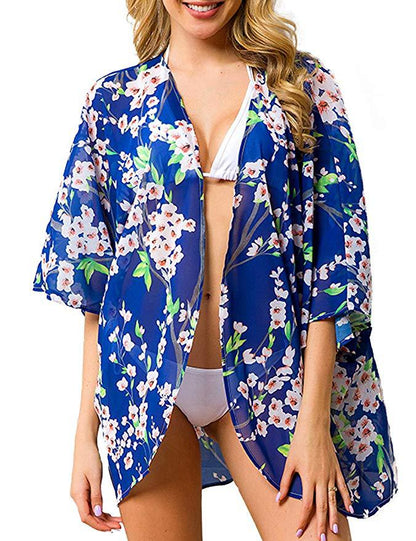 Summer Casual Chiffon Holiday Sun Proof Cover Ups
