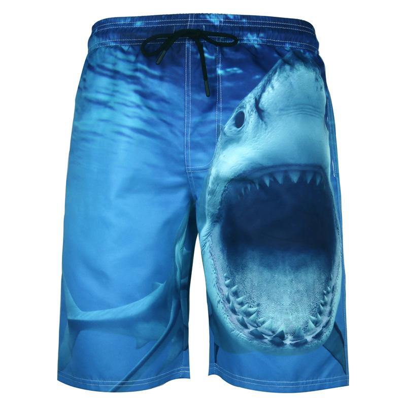 Men's Summer Beach 3D Pint Quick Dry Shorts-STYLEGOING
