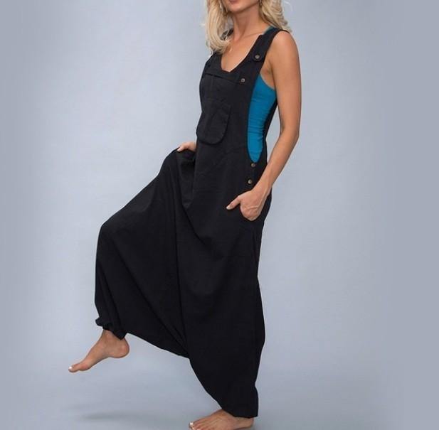 Women Casaul Linen Jumpsuits-STYLEGOING