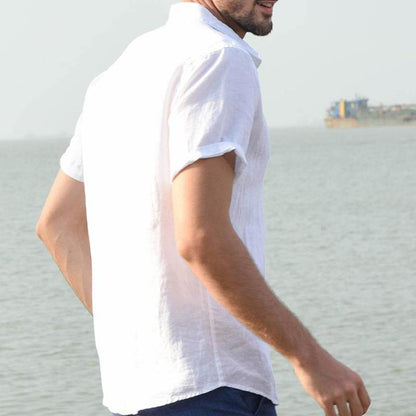 Men Plus Sizes Summer Short Sleeves T-shirts-STYLEGOING