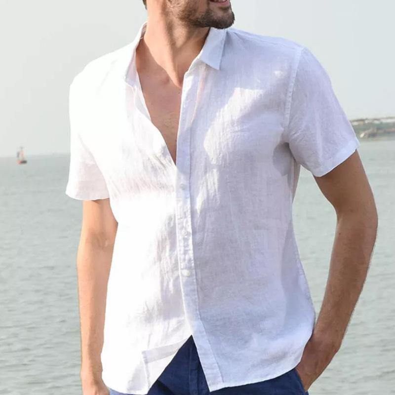 Men Plus Sizes Summer Short Sleeves T-shirts-STYLEGOING