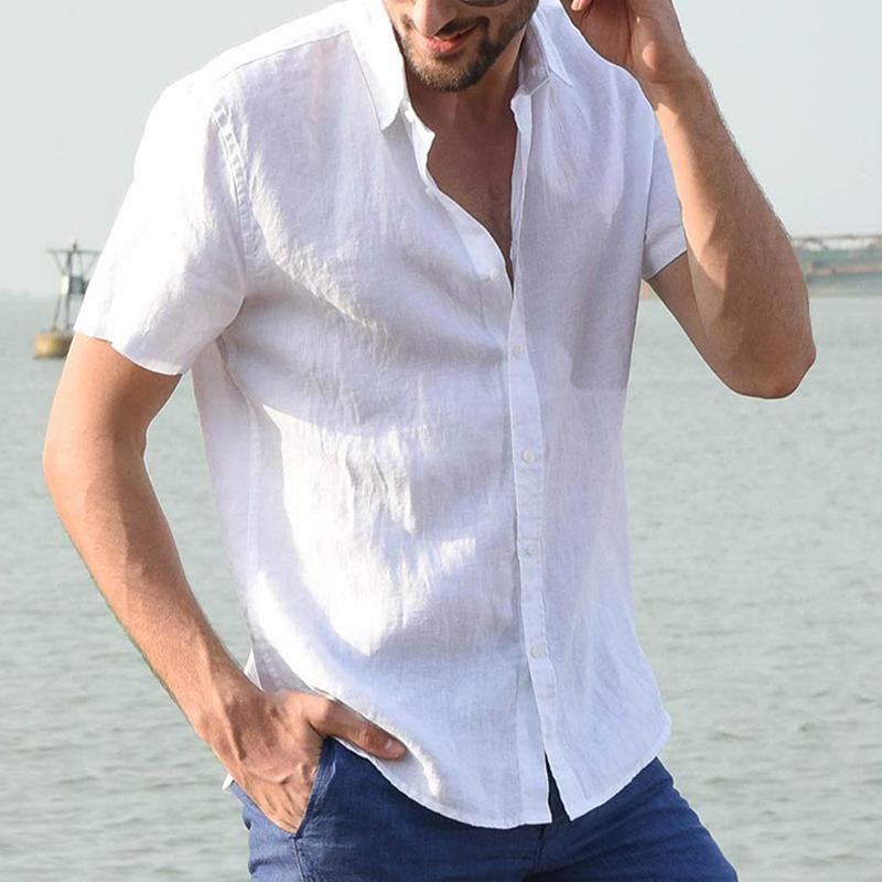 Men Plus Sizes Summer Short Sleeves T-shirts-STYLEGOING
