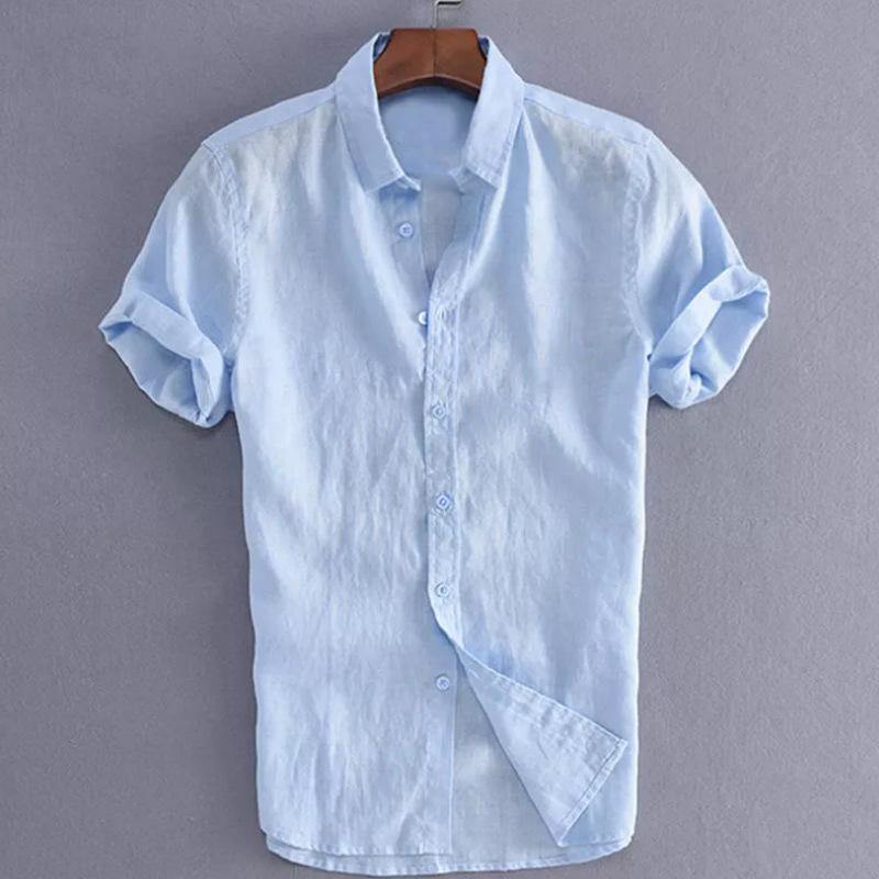 Men Plus Sizes Summer Short Sleeves T-shirts-STYLEGOING