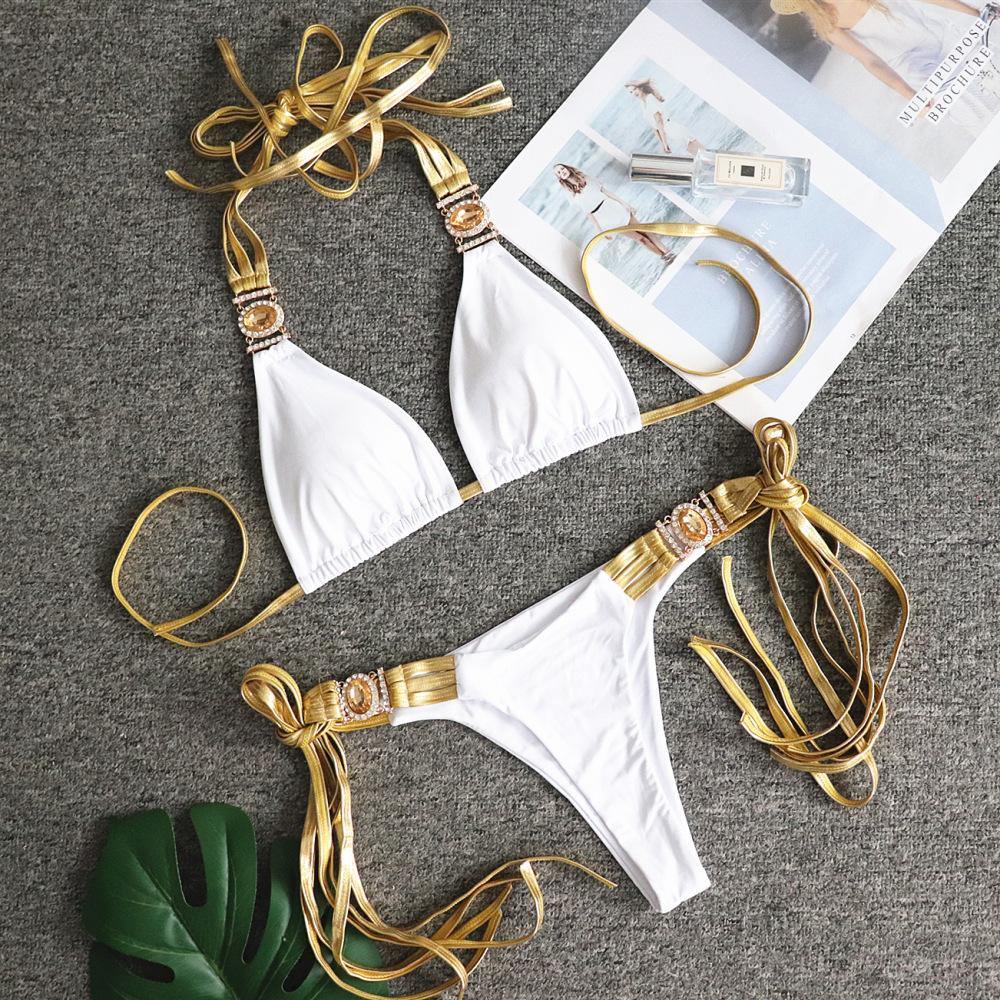 Sexy Backless Bikni Swimsuits-STYLEGOING