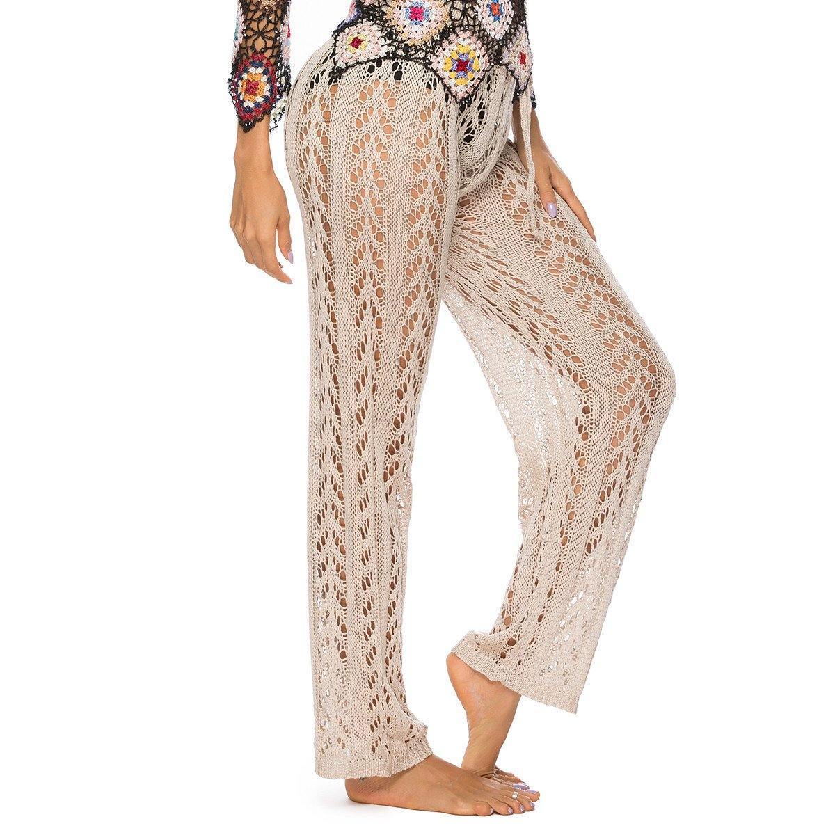 Sexy Summer Holiday Knitting Long Pants-STYLEGOING
