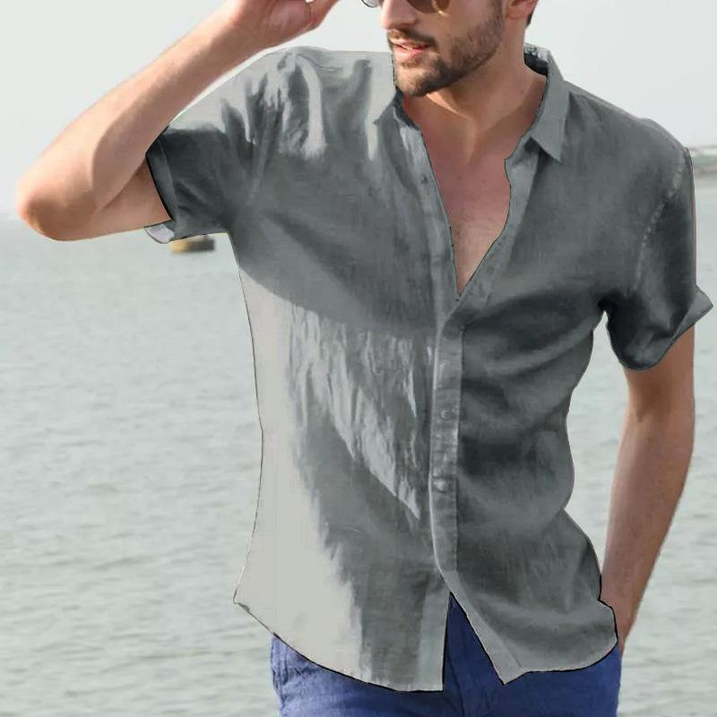 Men Plus Sizes Summer Short Sleeves T-shirts-STYLEGOING
