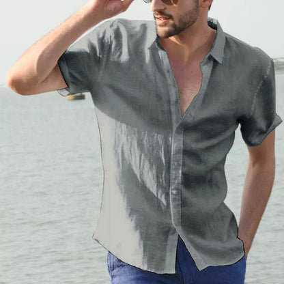 Men Plus Sizes Summer Short Sleeves T-shirts-STYLEGOING