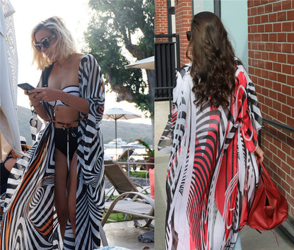Sexy Chiffon Kimono Beachwear Cover Ups for Women