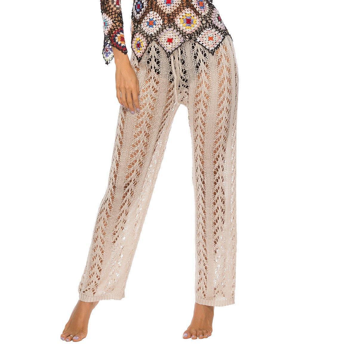 Sexy Summer Holiday Knitting Long Pants-STYLEGOING