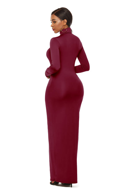 Elegant Elastic Long Sleeves Dresses