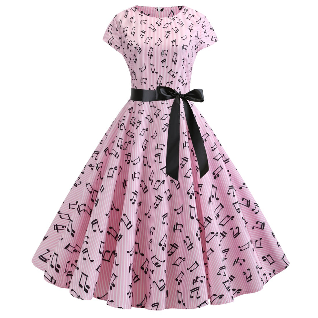 Vintage Music Note Dresses for Women