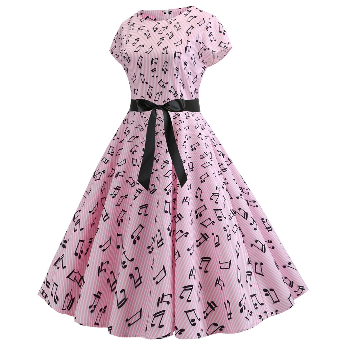 Vintage Music Note Dresses for Women