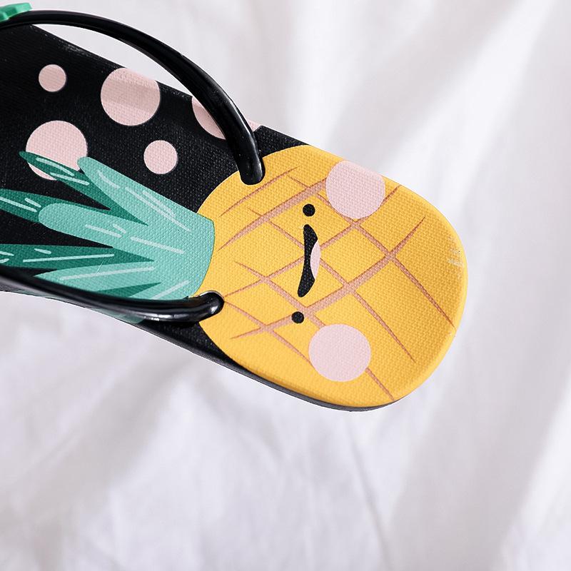Cute Soft Pineapple Flip-flops Beach Slippers-STYLEGOING