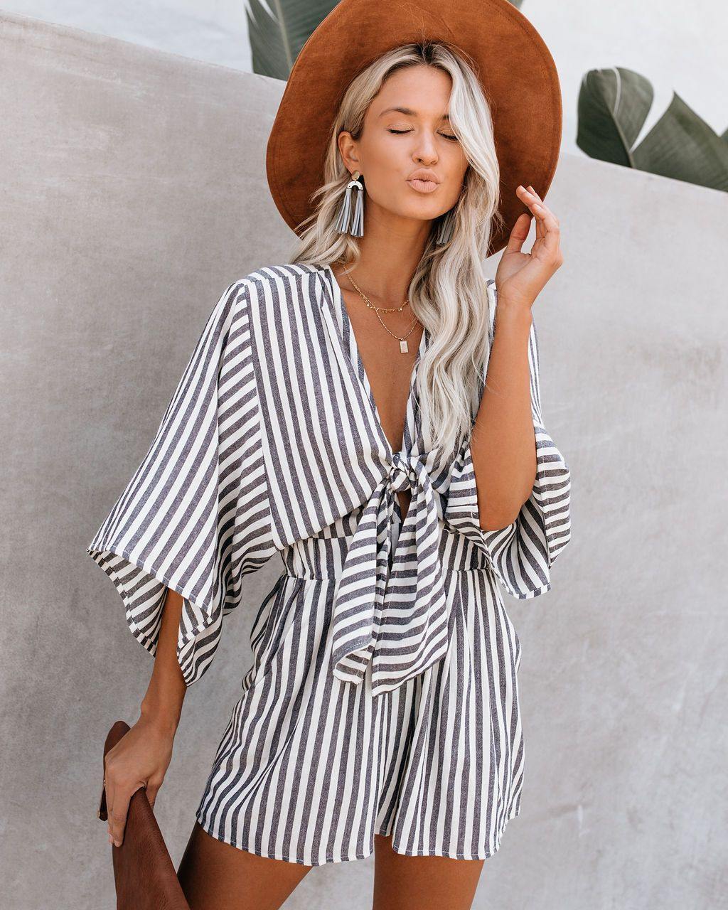 Summer High Waist Short Jumpsuits-STYLEGOING