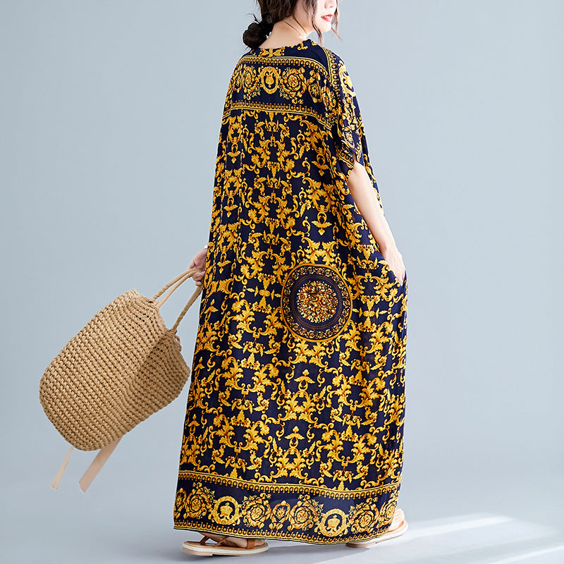 Vintage Plus Sizes Women Long Dresses