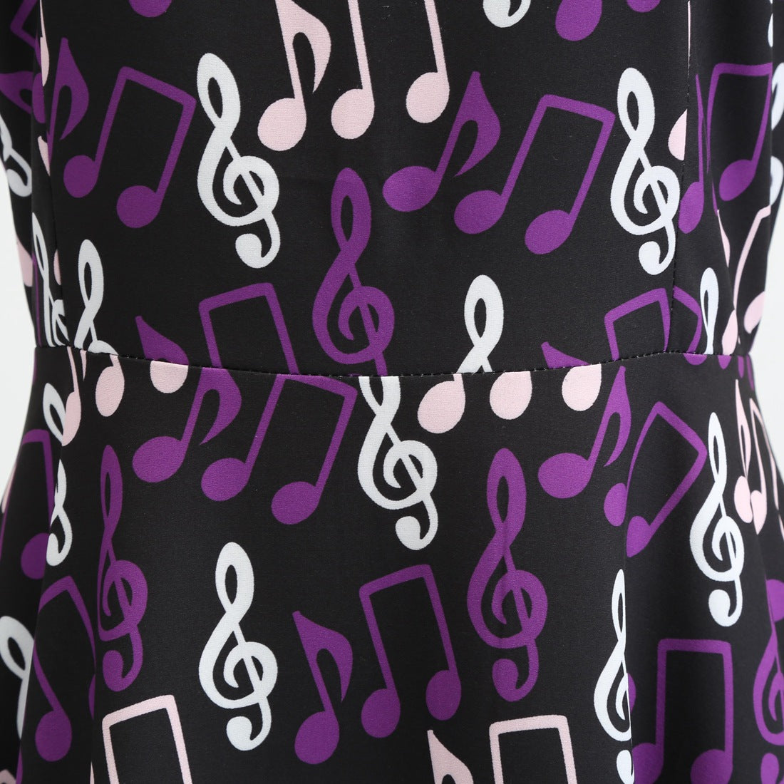 Vintage Music Note Dresses for Women