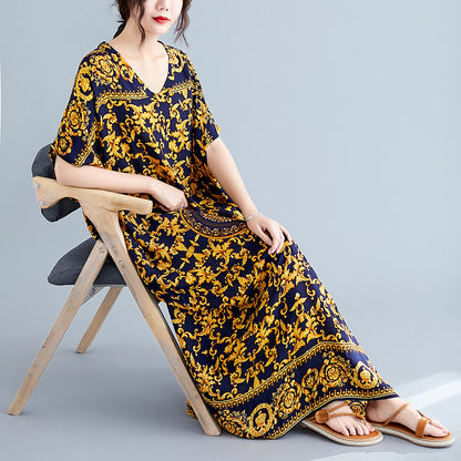 Vintage Plus Sizes Women Long Dresses