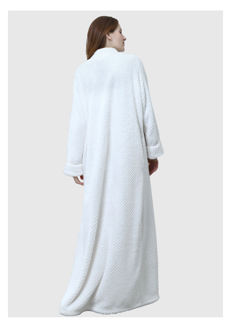 Cozy Fleece Women Sleepwear Gowns