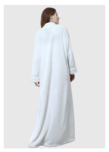 Cozy Fleece Women Sleepwear Gowns