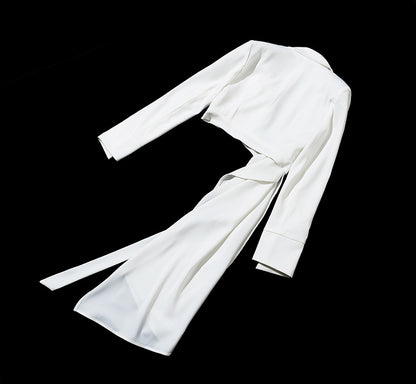 Romantic Designed Irregular Blazer Tops